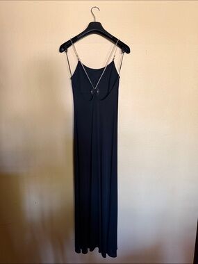 Vintage Moschino Cheap and Chic Sleek Black Maxi Dress Cocktail Dress XS/S